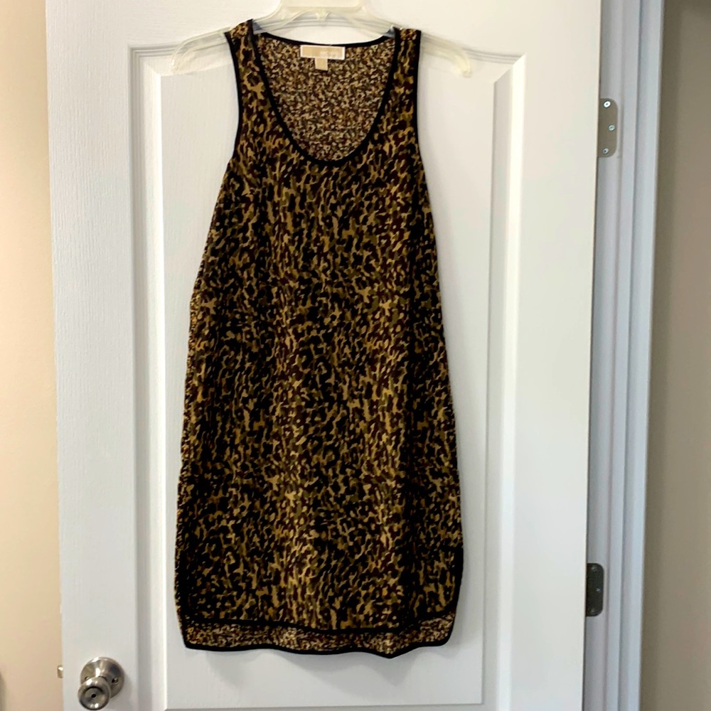 Michael Kors Camo Pattern Dress size Small. Great Fall transitional piece!